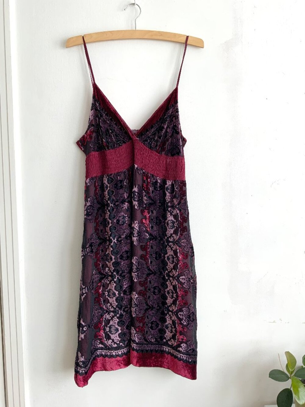 Hale Bob Silk Velvet Dress